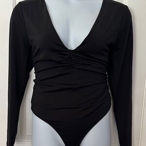 H&M Black long sleeve bodysuit